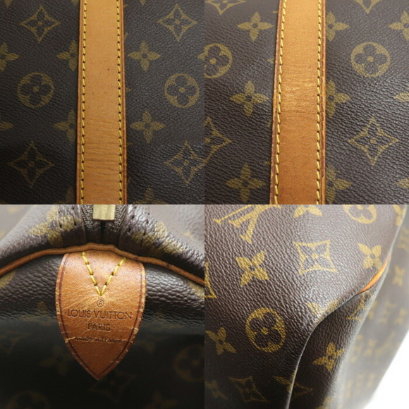 LOUIS VUITTON Brown Monogram Keepall 60 Boston Bag - Picture 9 of 9